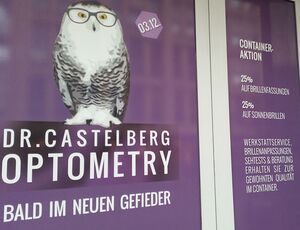 Dr. Castelberg Optometry baut um, beba it. web. grafik. Landquart