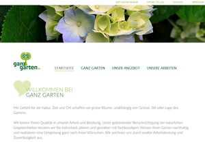 Ganz Garten AG, Zizers, beba it. web. grafik. Landquart