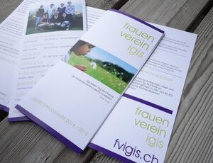Frauenverein Igis, Logo, Flyer, T-Shirts, Web, beba it. web. grafik. Landquart