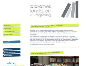 Bibliothek Landquart und Umgebung, beba it. web. grafik. Landquart