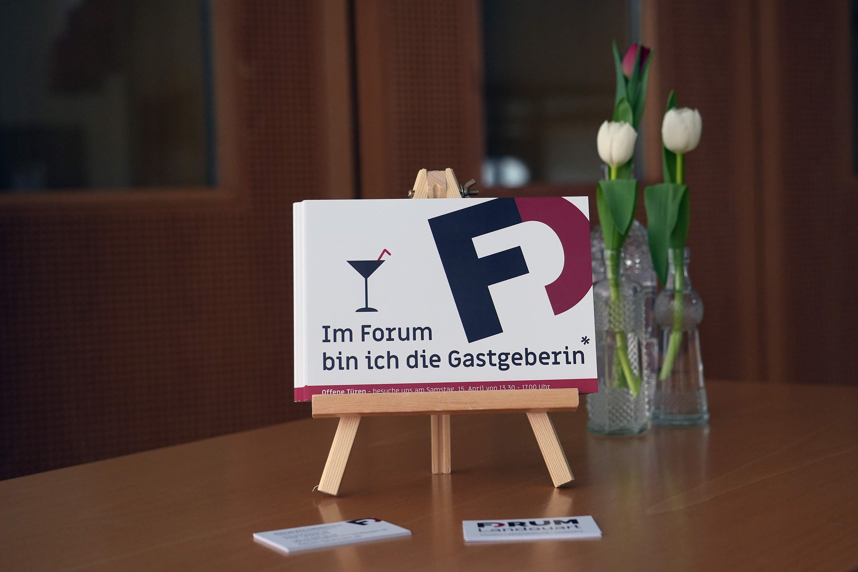 Tag der offenen Türe im Forum Landquart - Grafik und Ideen von beba it. web. grafik., Landquart