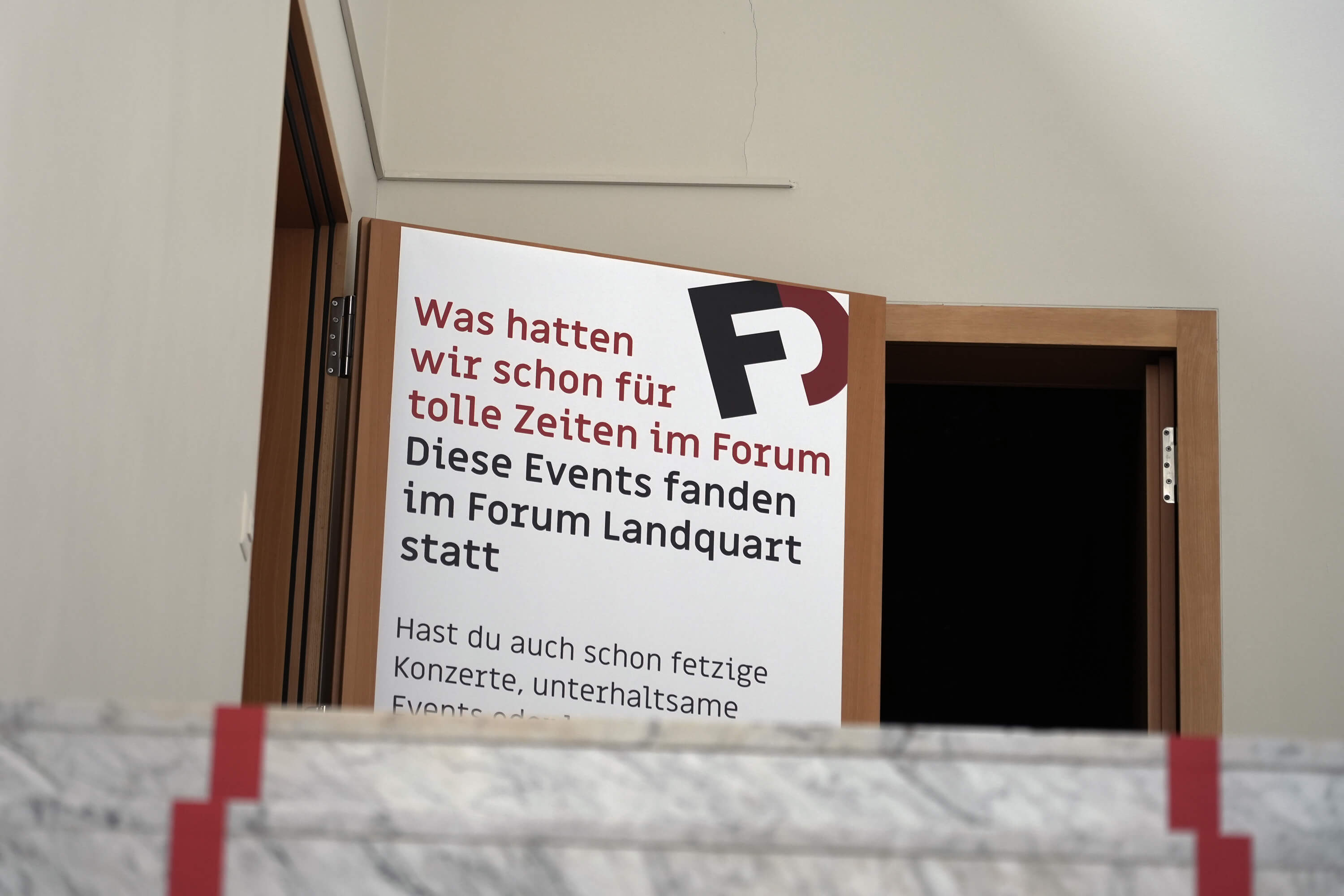 Plakate, die den Rundgang bereicherten - Idee und Gestaltung beba it. web. grafik., Landquart