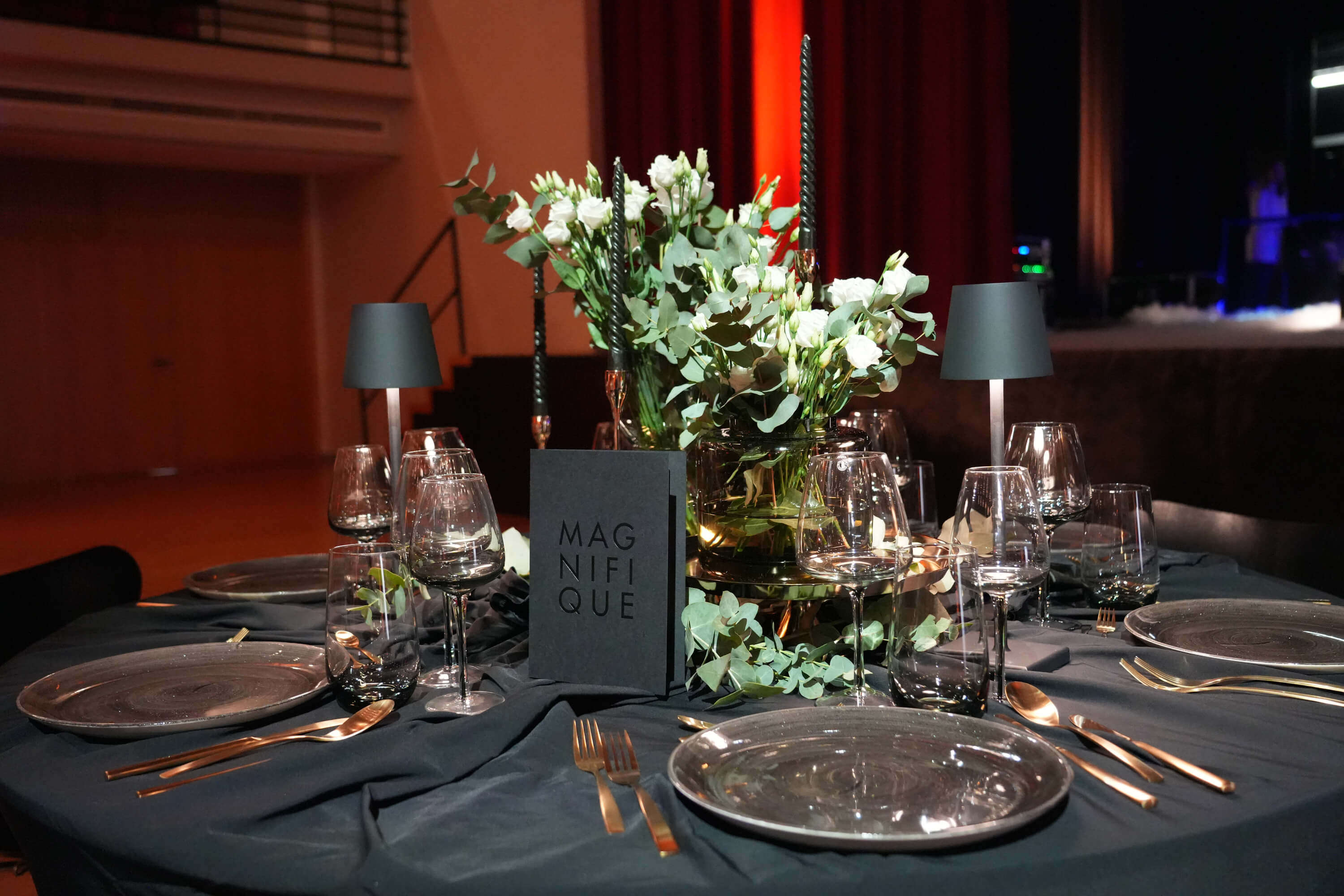 Caterer haben den Eventsaal Marschlins in Szene gesetzt - beba it. web. grafik., Landquart